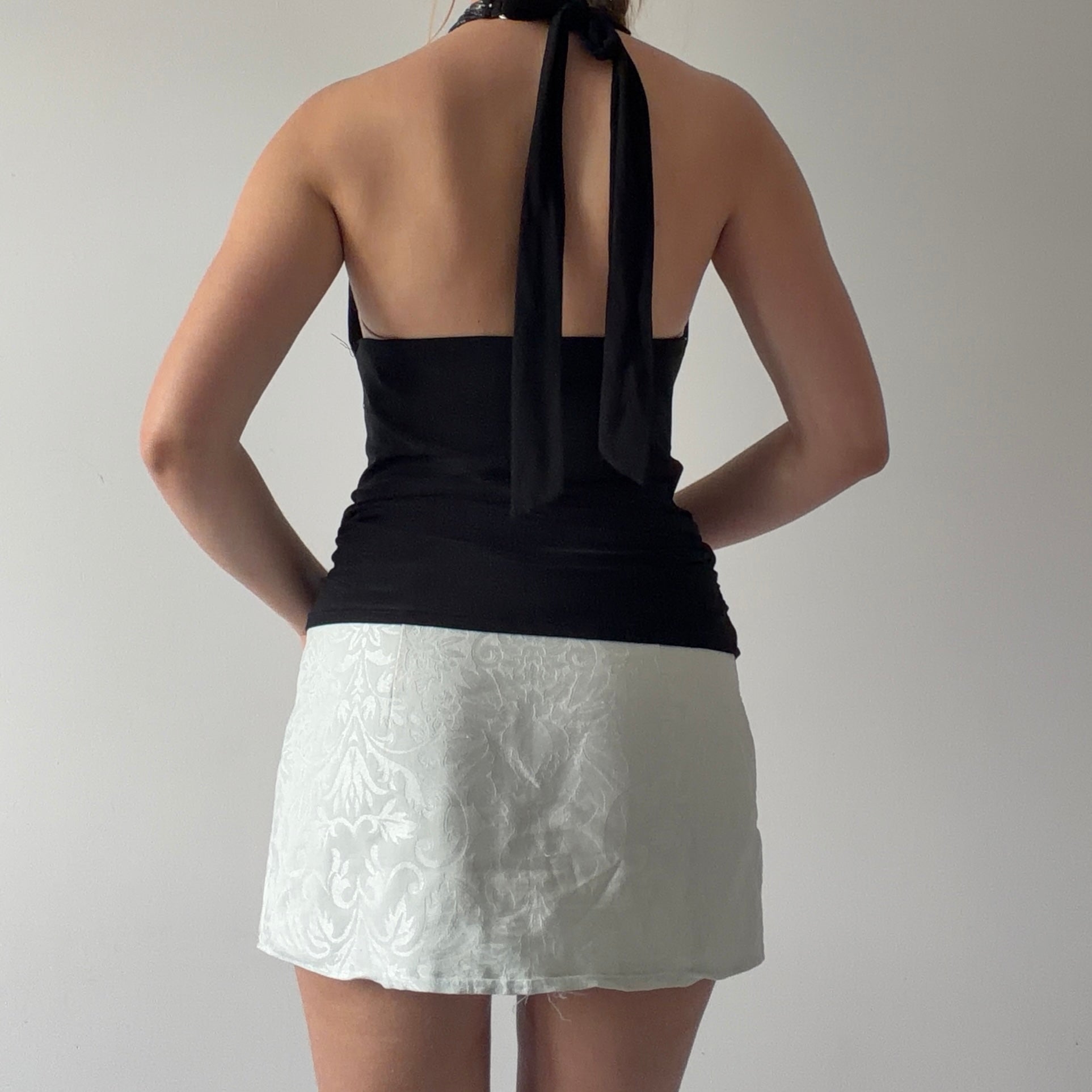 Gidani USA Halter Cowl Top | M