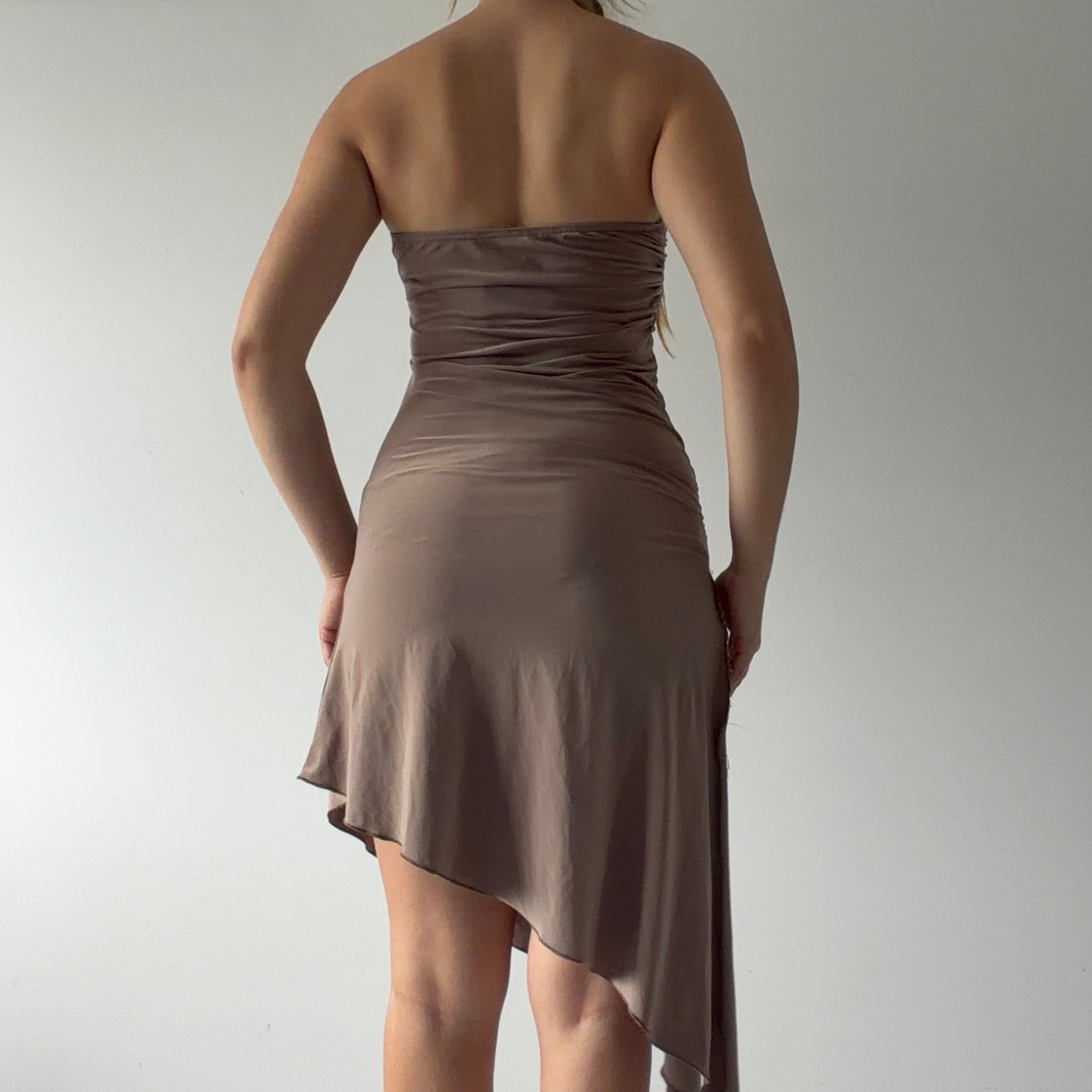 Sisters Point Strapless Asymmetric Dress | S/M