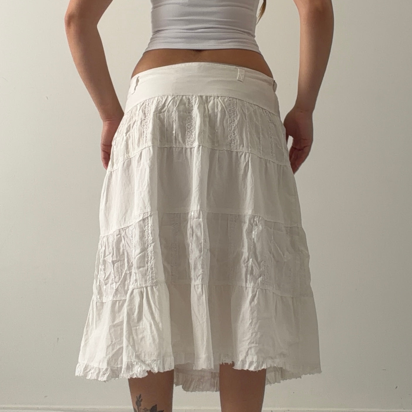 Viva Tiered Midi Skirt | 8-10