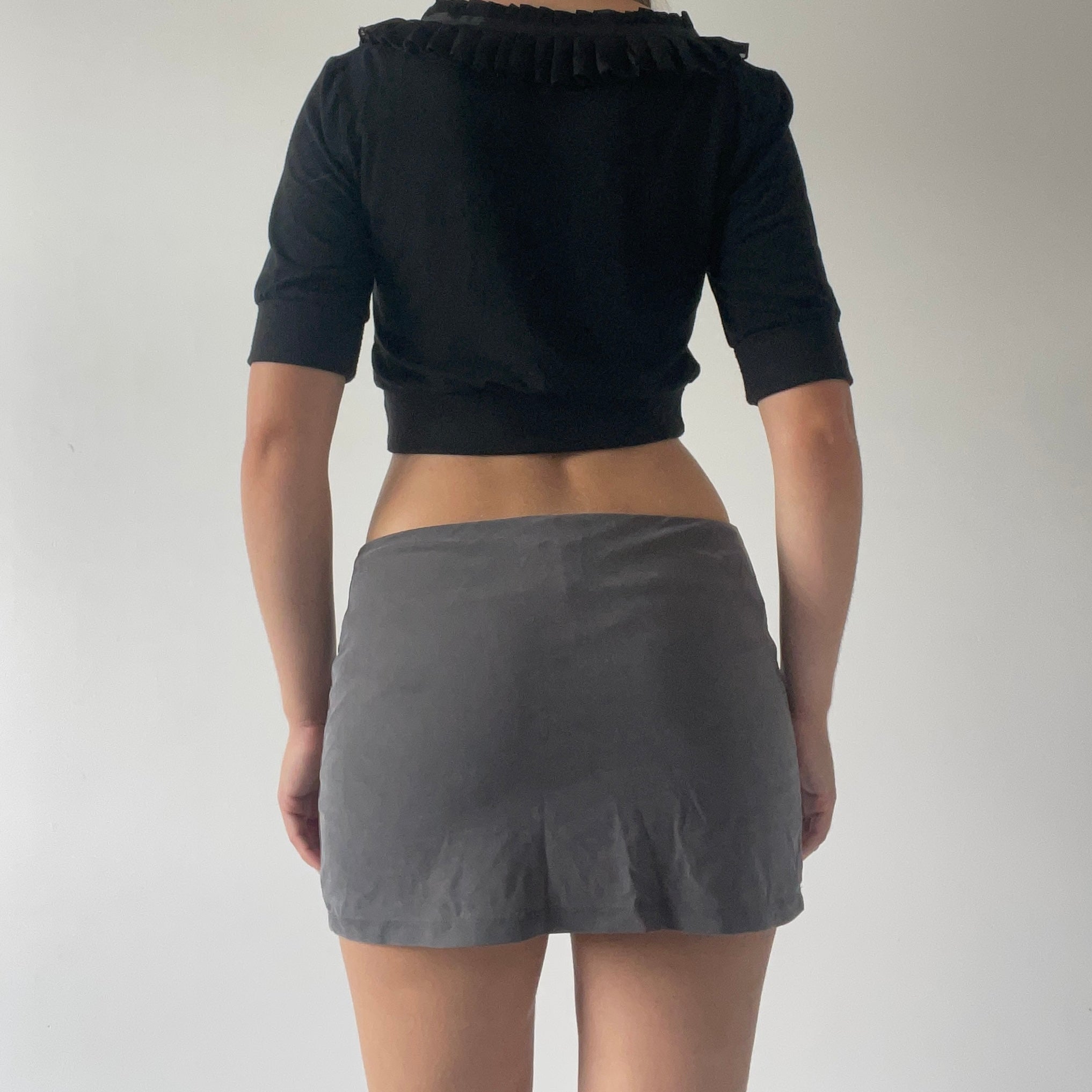 Spiral Cropped Cardigan Top | 8-10