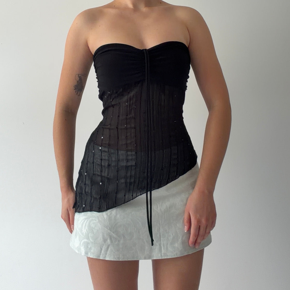 Sirens Sequin Halter Cami | M