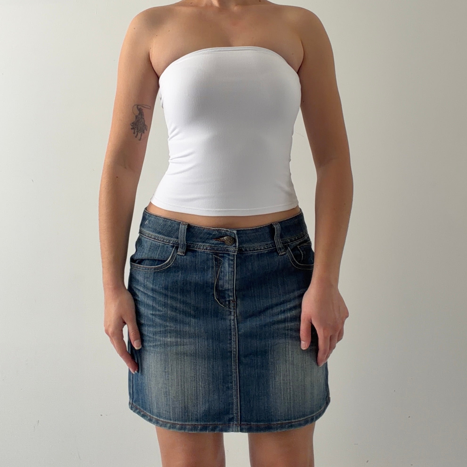 Kiabi Woman Denim Mini Skirt | M