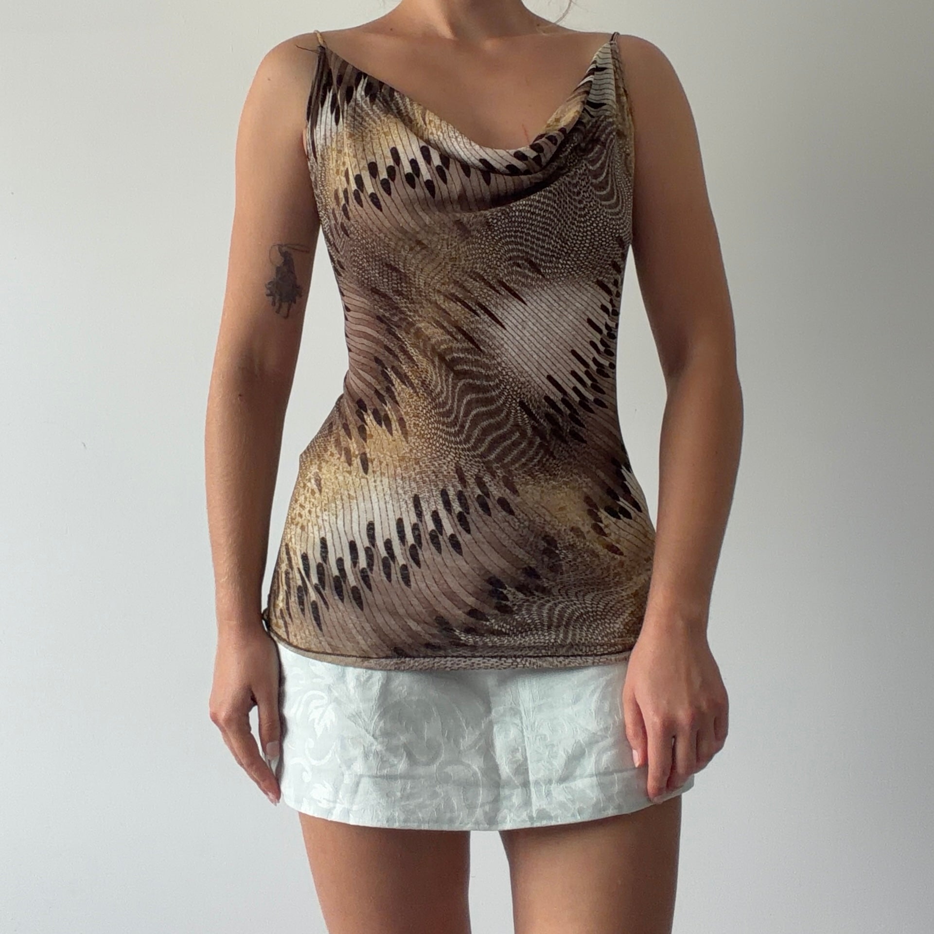 Caren Sport Cowl Top | Made in USA | 16-18