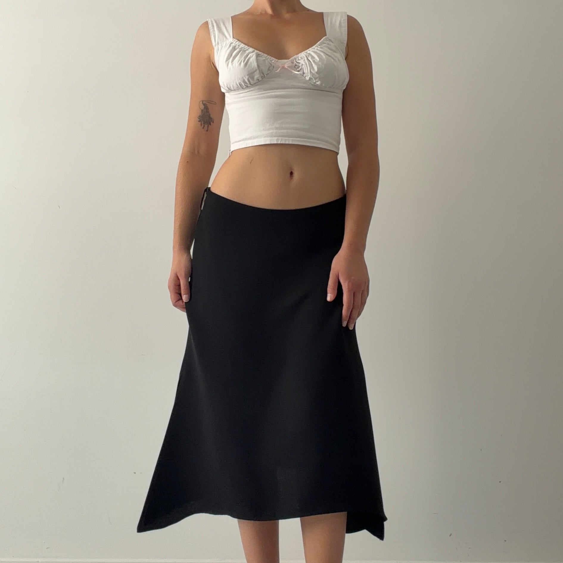 90s Max Asymmetric Skirt | Made in NZ | 6-10