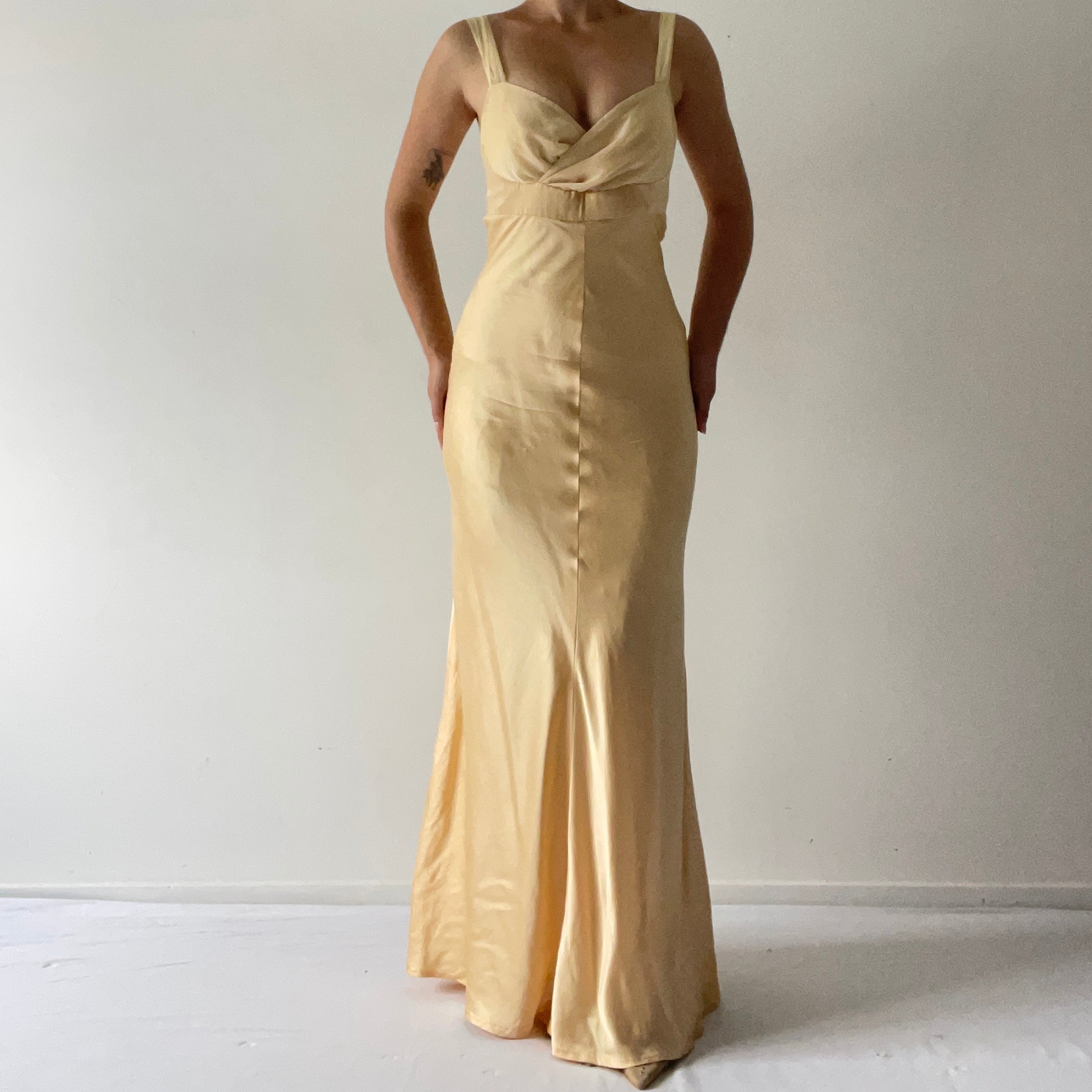 Silk Maxi Dress | 6-8
