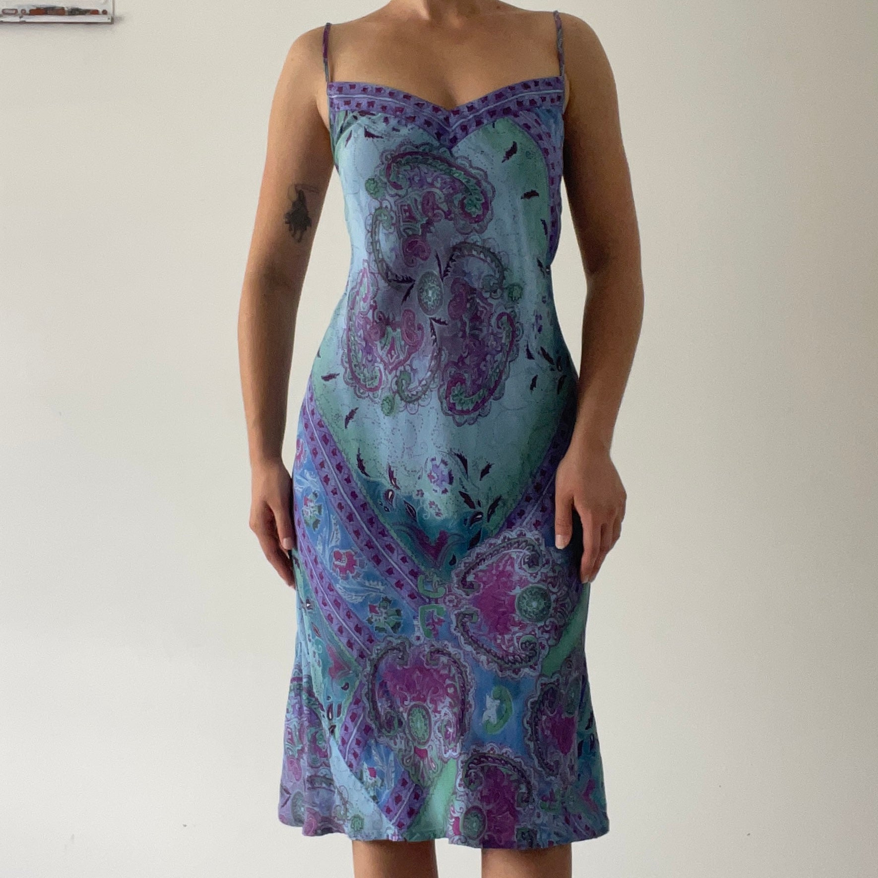 Paisley Midi Dress | 14-16