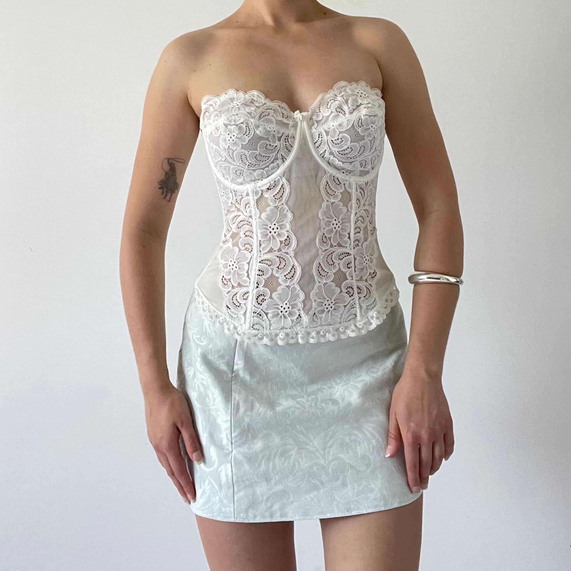 Strapless Lace Corset | 8-12 C/D