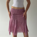 Le Group Woman Silk Polka Dot Midi Skirt | S