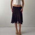 Chaps Paisley Midi Skirt | M