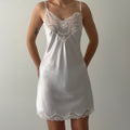 Barbizon Lace Satin Slip Dress | M
