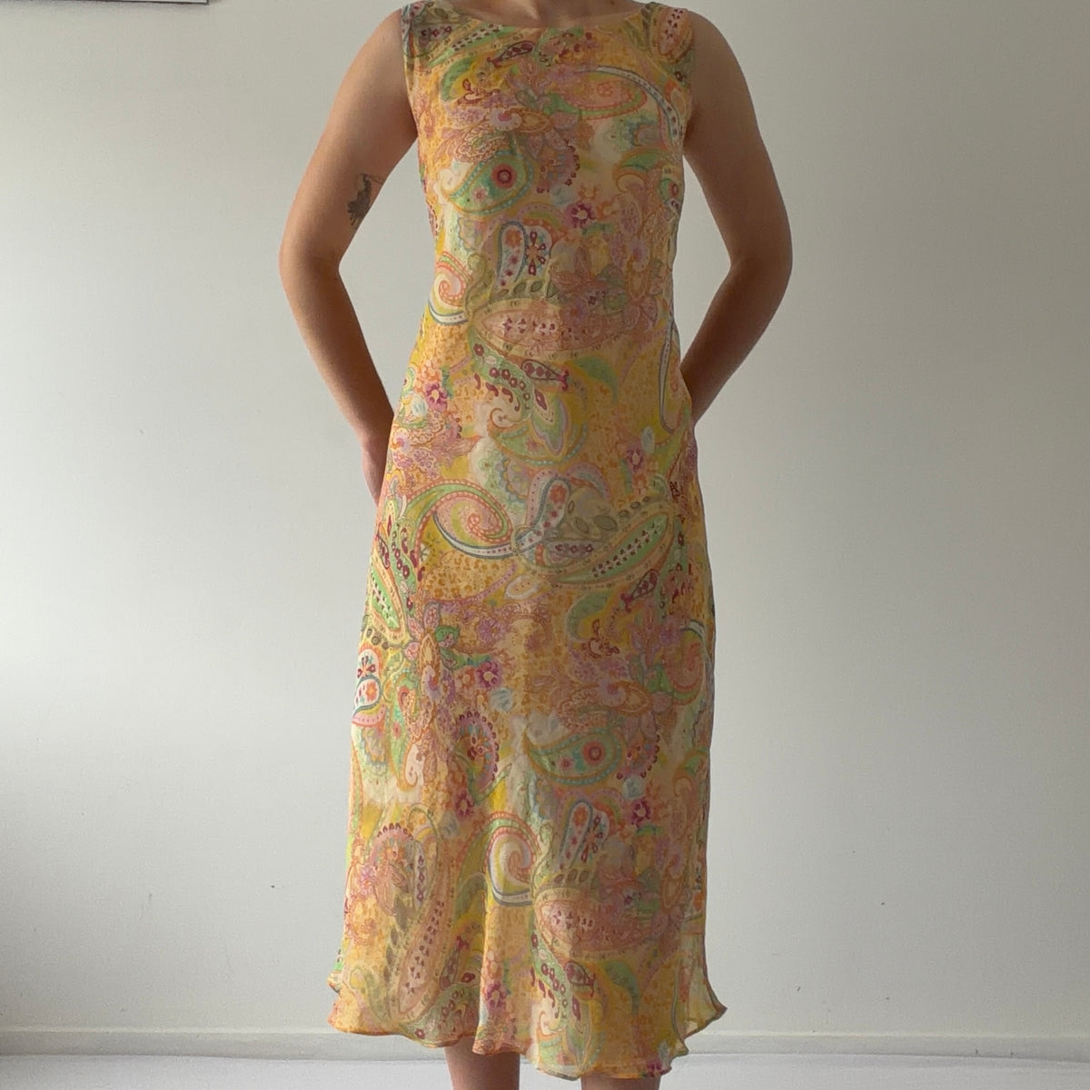 Dressbarn Paisley Midi Dress | L