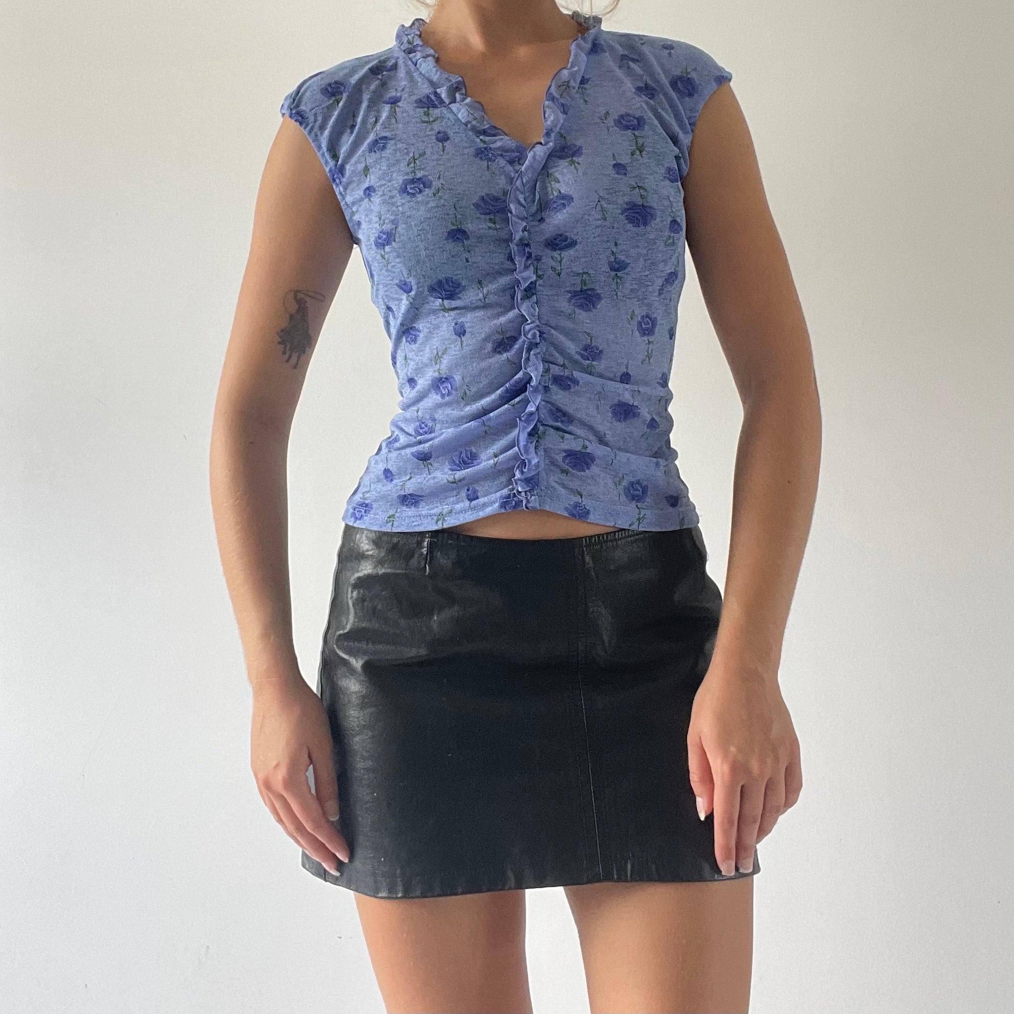 Floral Mesh Cami | 8-10