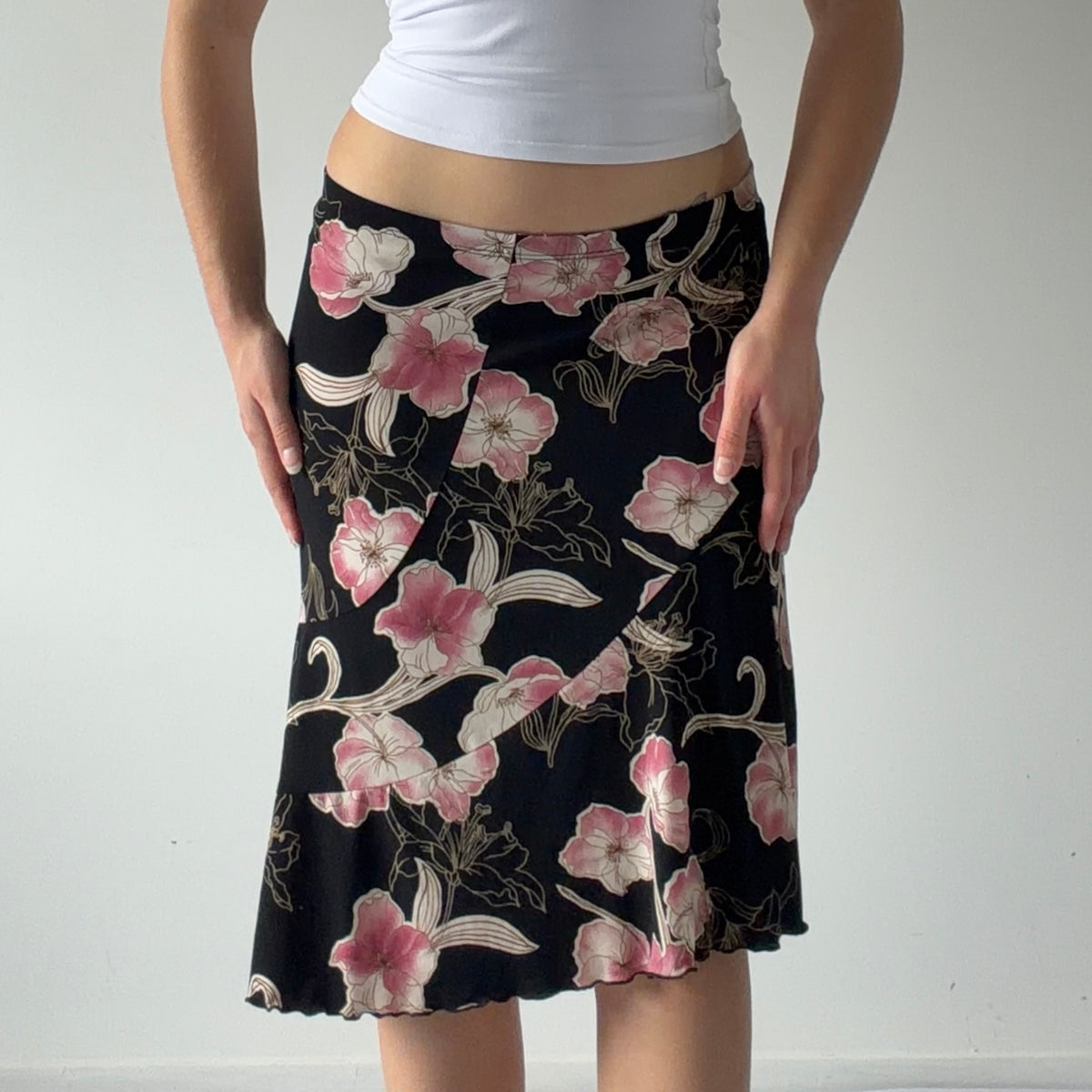 Susan Lawrence Floral Mid Skirt | XS-S