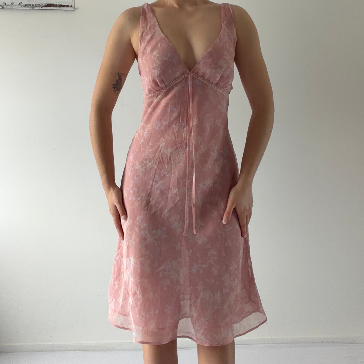 Etam Babydoll Midi Dress | M