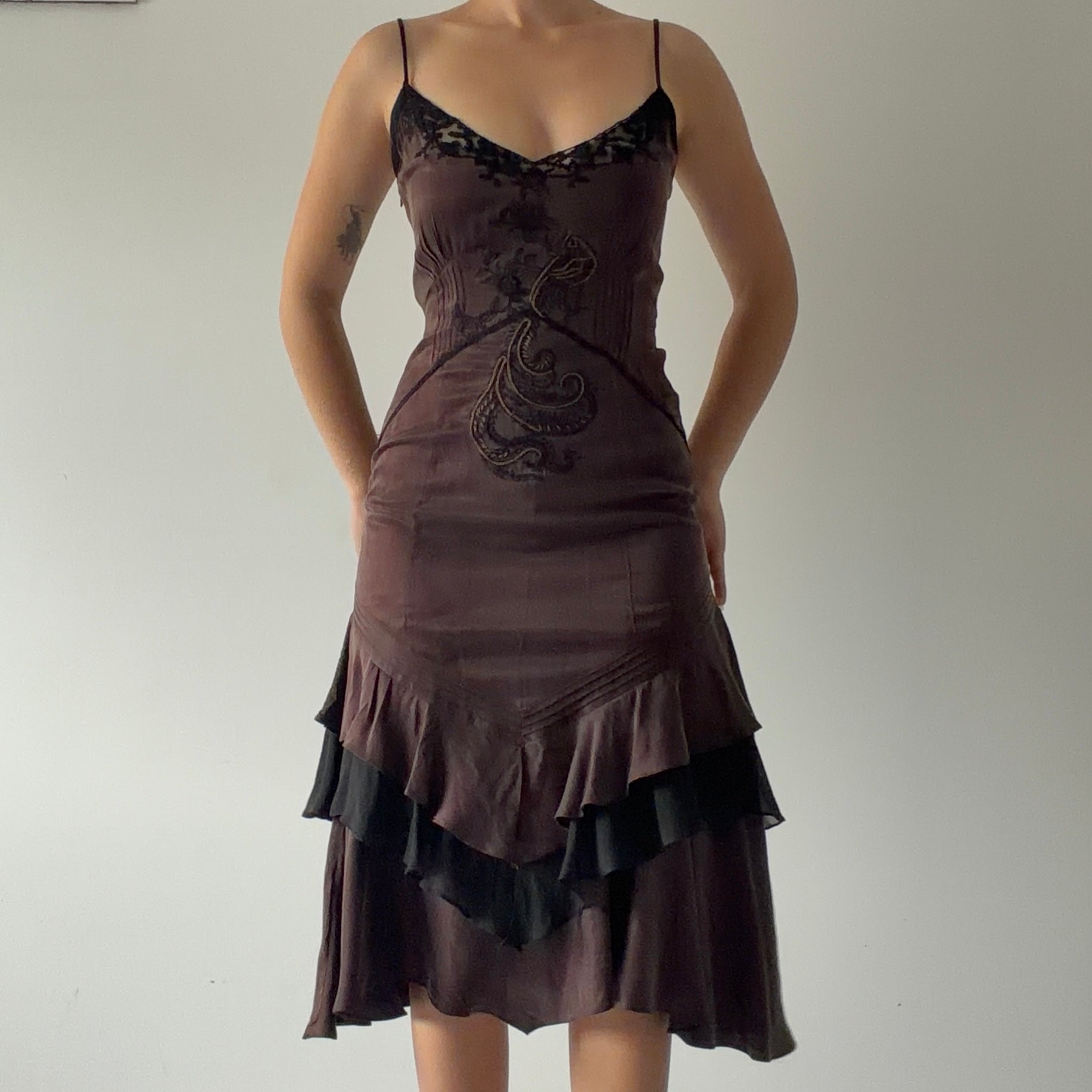 Karen Millen Silk Midi Dress | 6-8