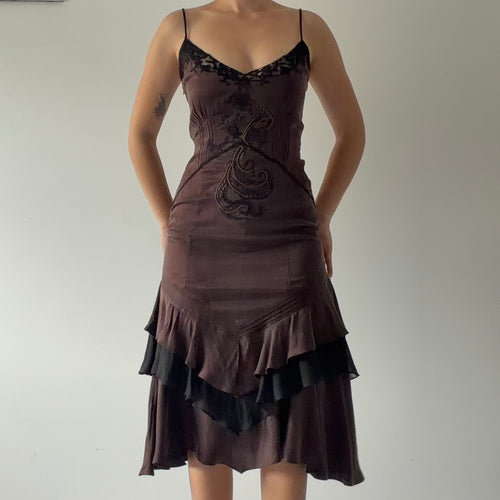 Karen Millen Silk Midi Dress | 6-8