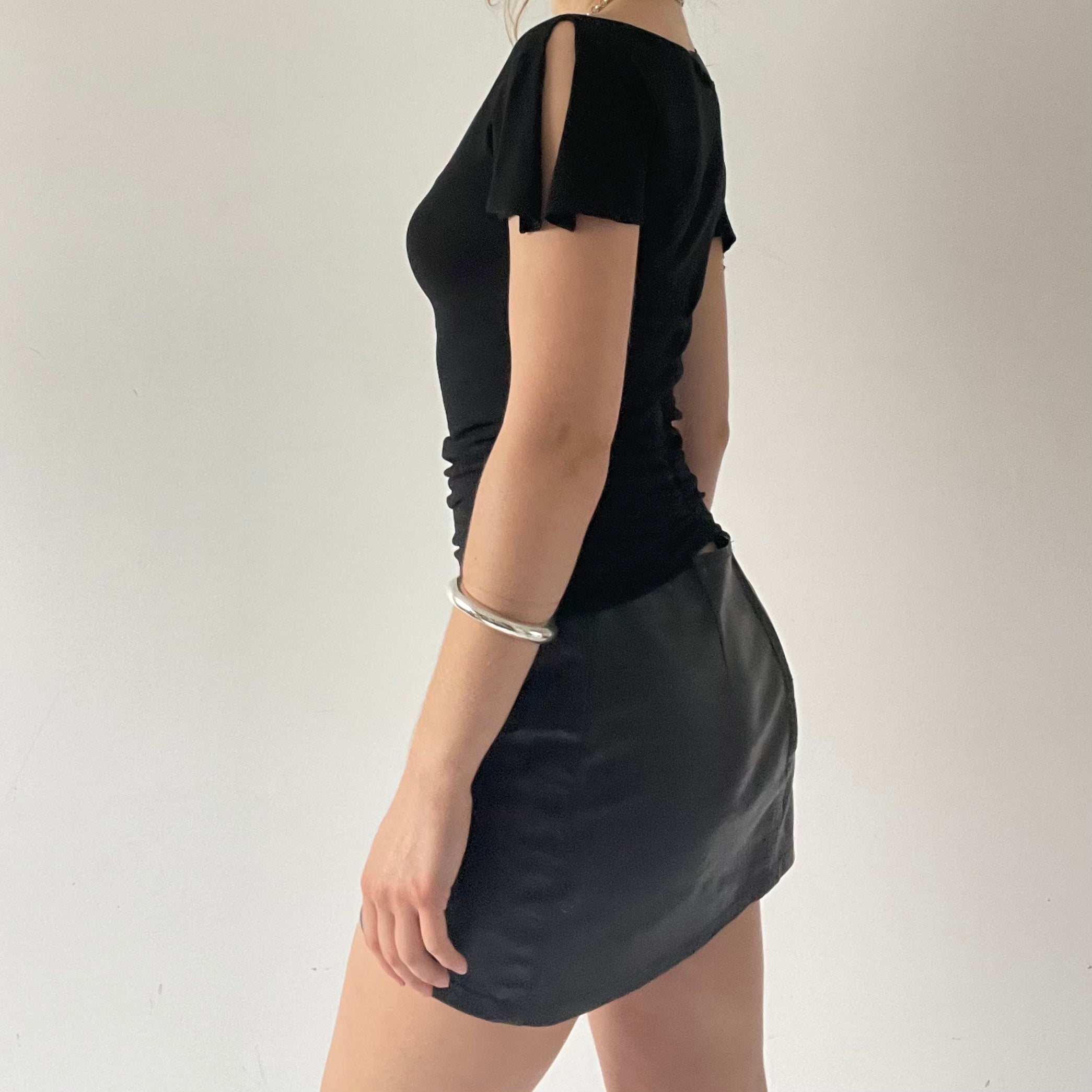 Boat Neck Fitted Top | 6-8