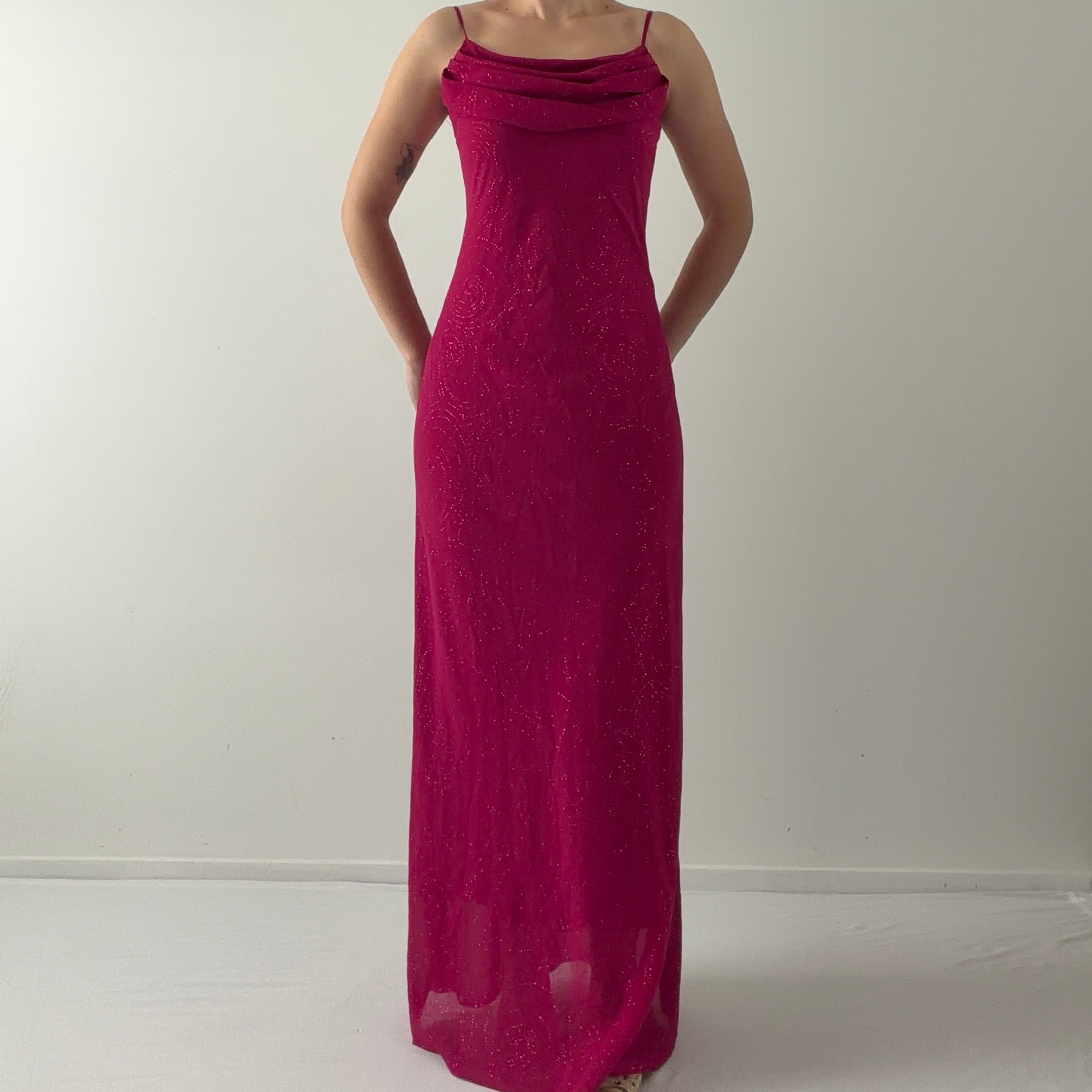 Karina Cowl Maxi Dress | M