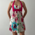 Bebe Silk Mini Dress | XS