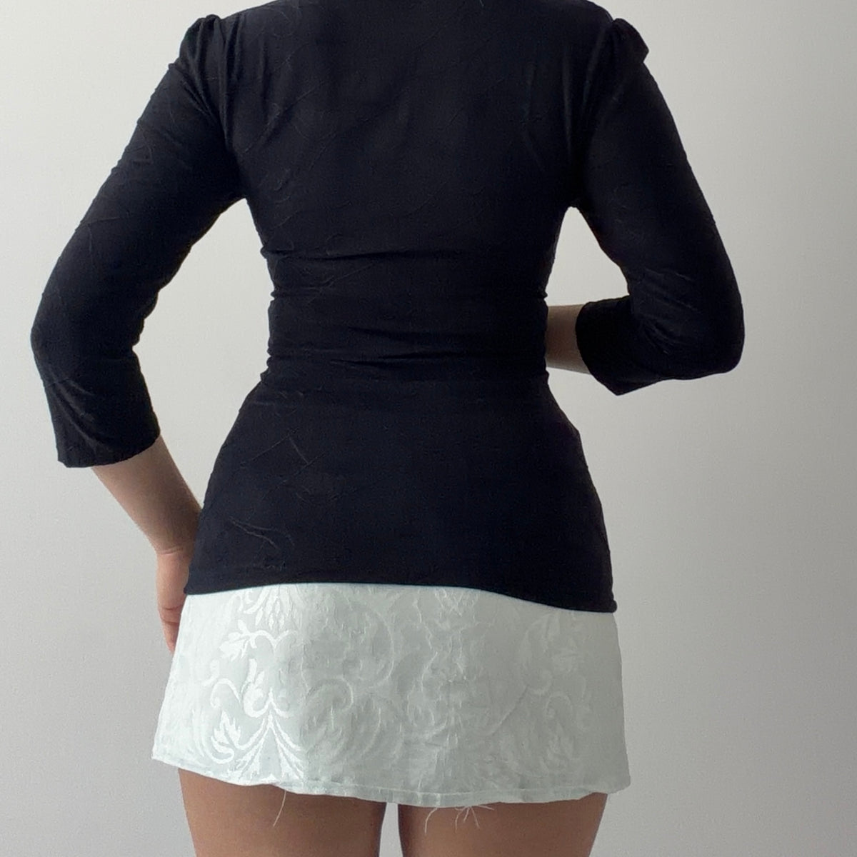 Wrapper 3/4 Sleeve Top | M-L