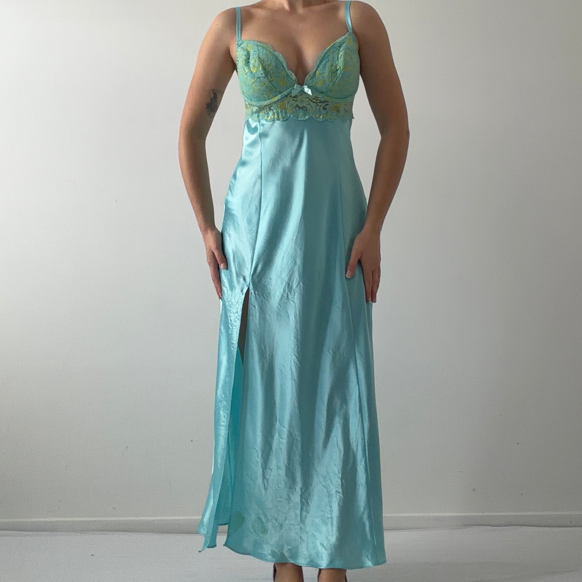 Victoria's Secret Satin Maxi Dress | M