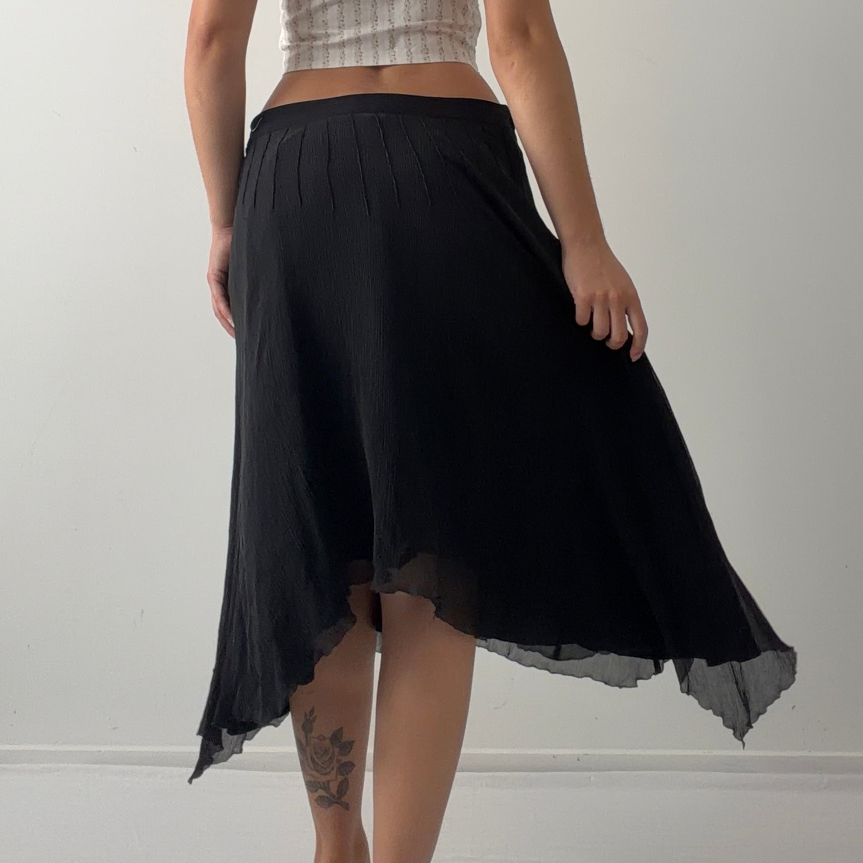 InWear Silk Beaded Midi Skirt | 6-12