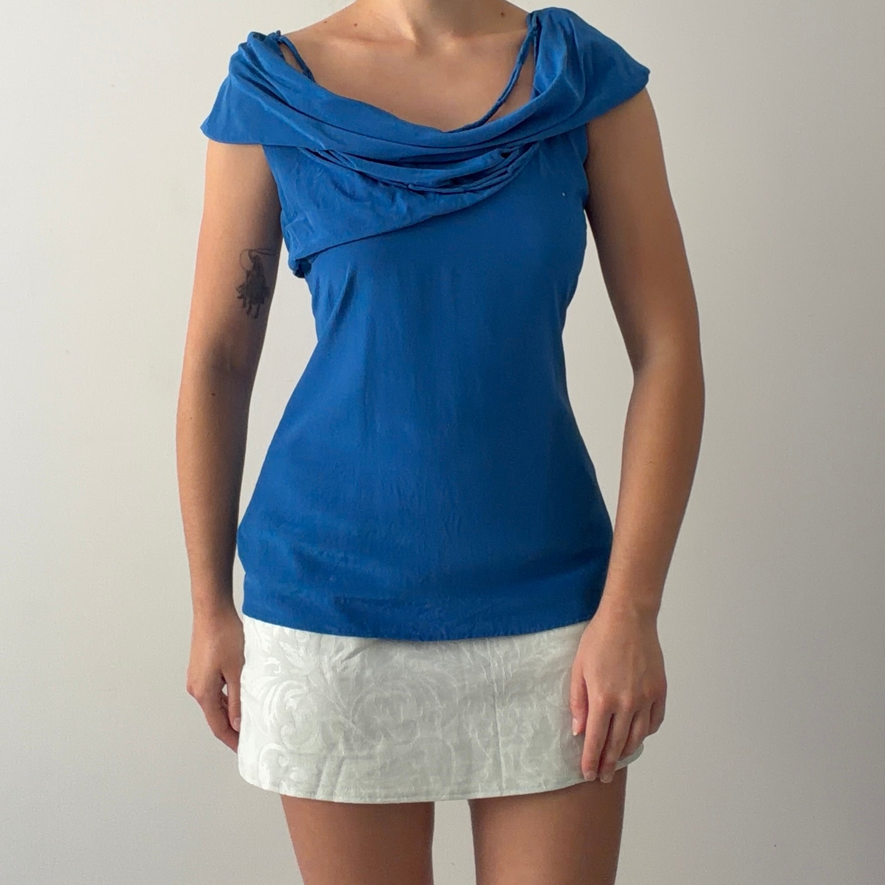 Reiss Silk Draped Top | 8-10