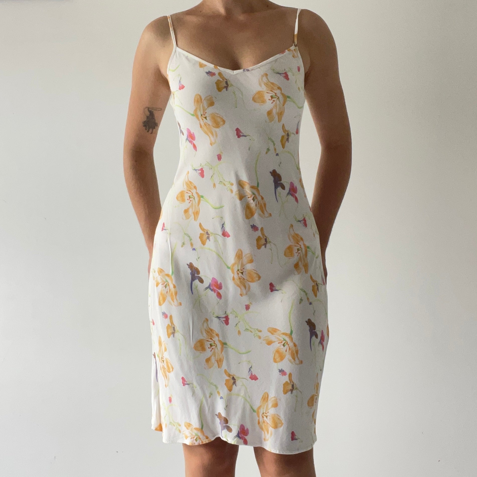 Floral Mini Slip Dress | S