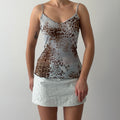 North Pole Leopard Mesh Cami | 8-10