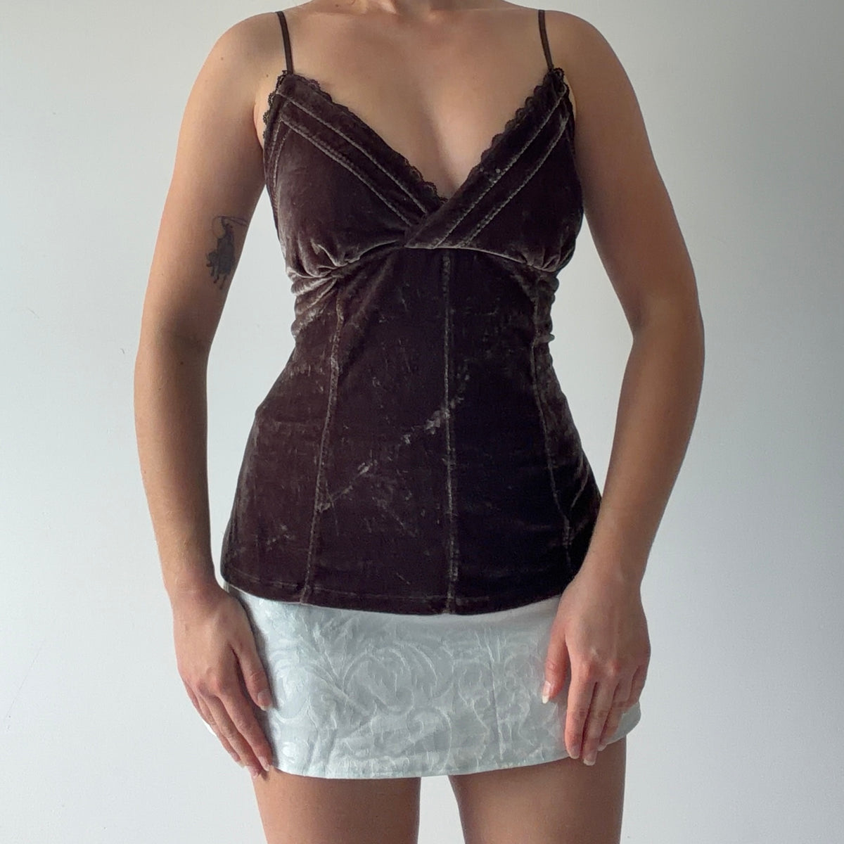 No Boundaries Velvet Cami Top | XL