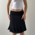 Antonio Melani Silk Midi Skirt | XS