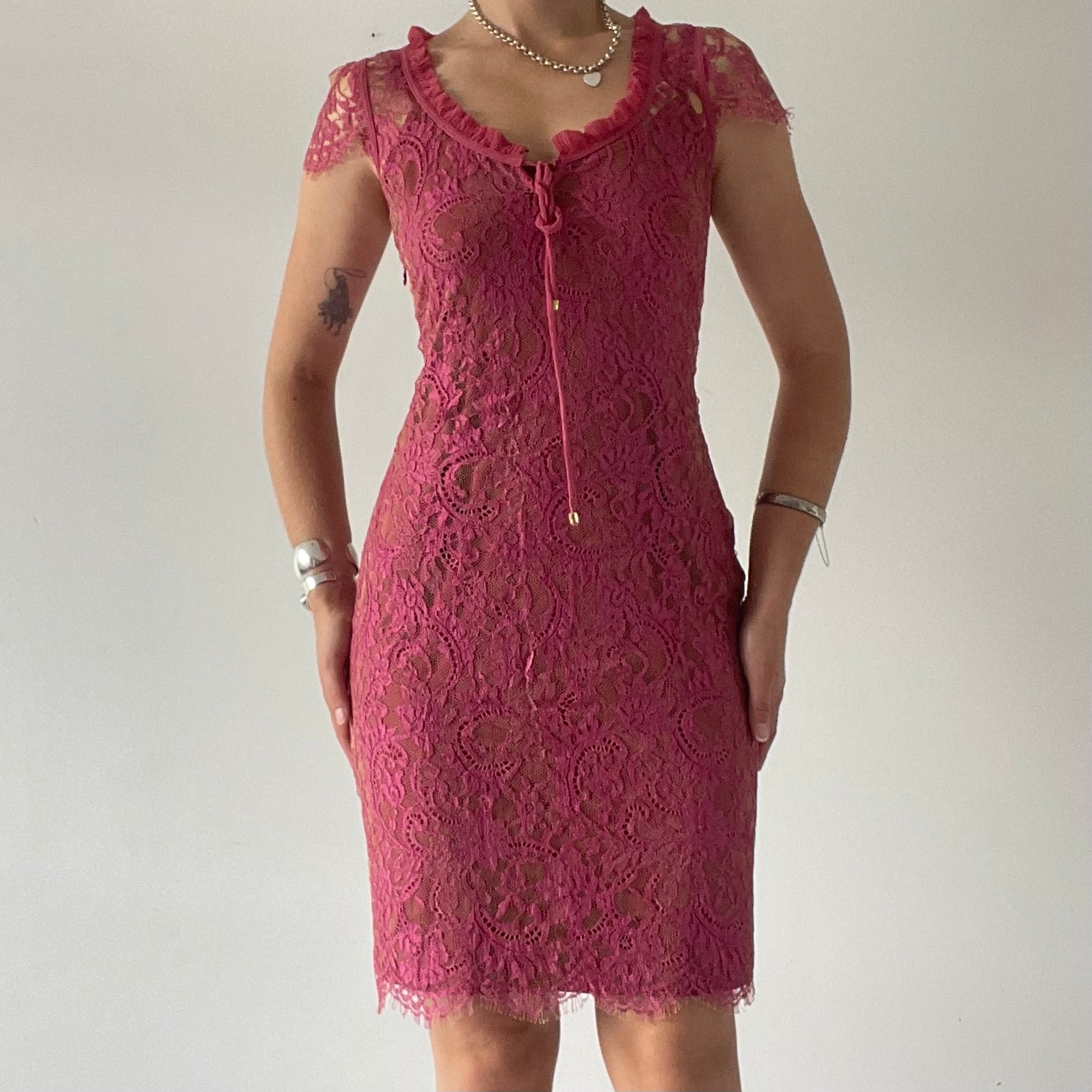 Moss & Spy Lace Midi Dress | 8-10