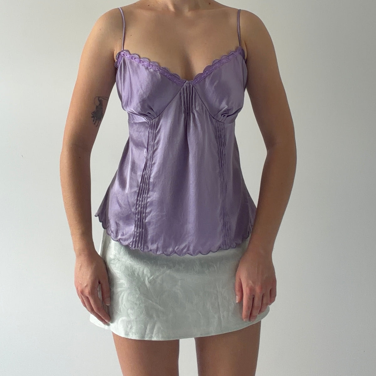 The Limited Silk Cami | Lavender | M