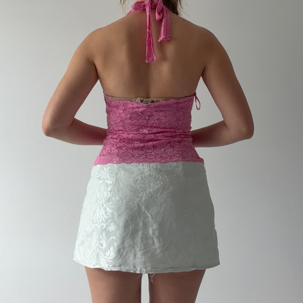 Wild Child Lace Halter Top | M