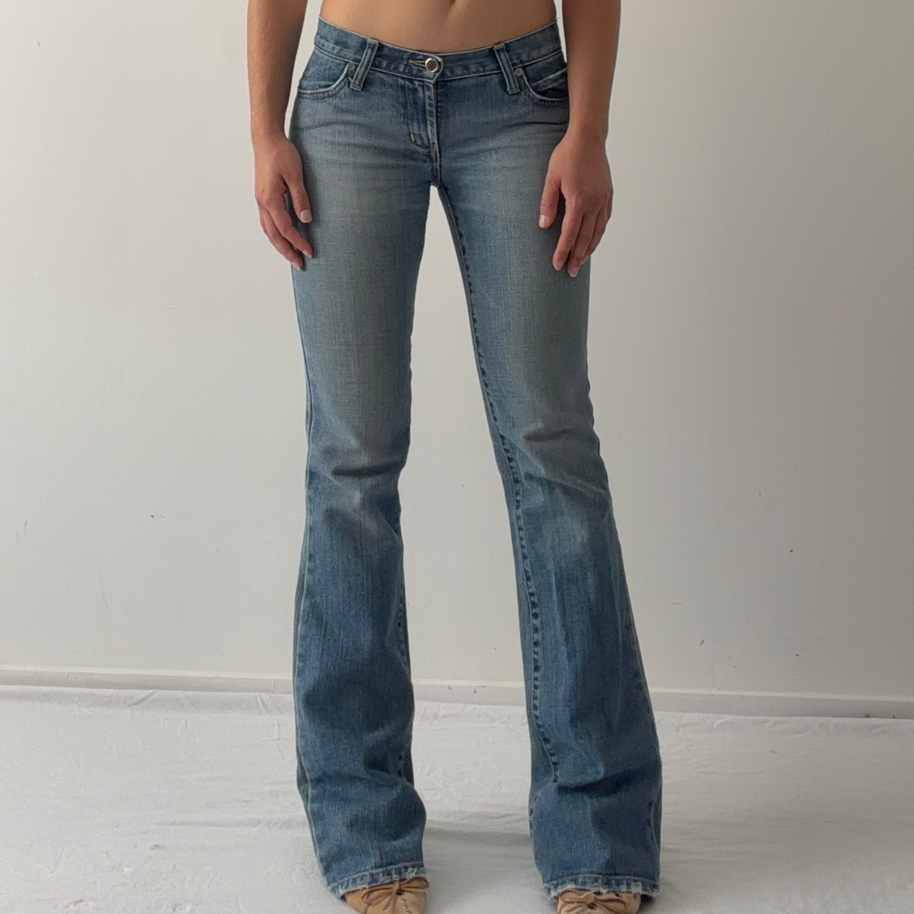 Nobody Low Rise Bootcut Jeans | Made in Australia | XS