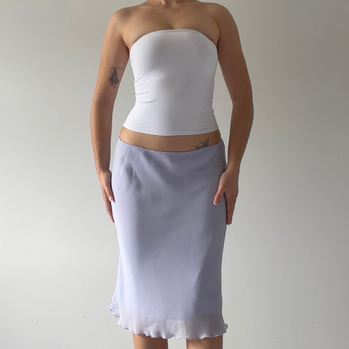 Tailor Lilac Midi Skirt | S-M