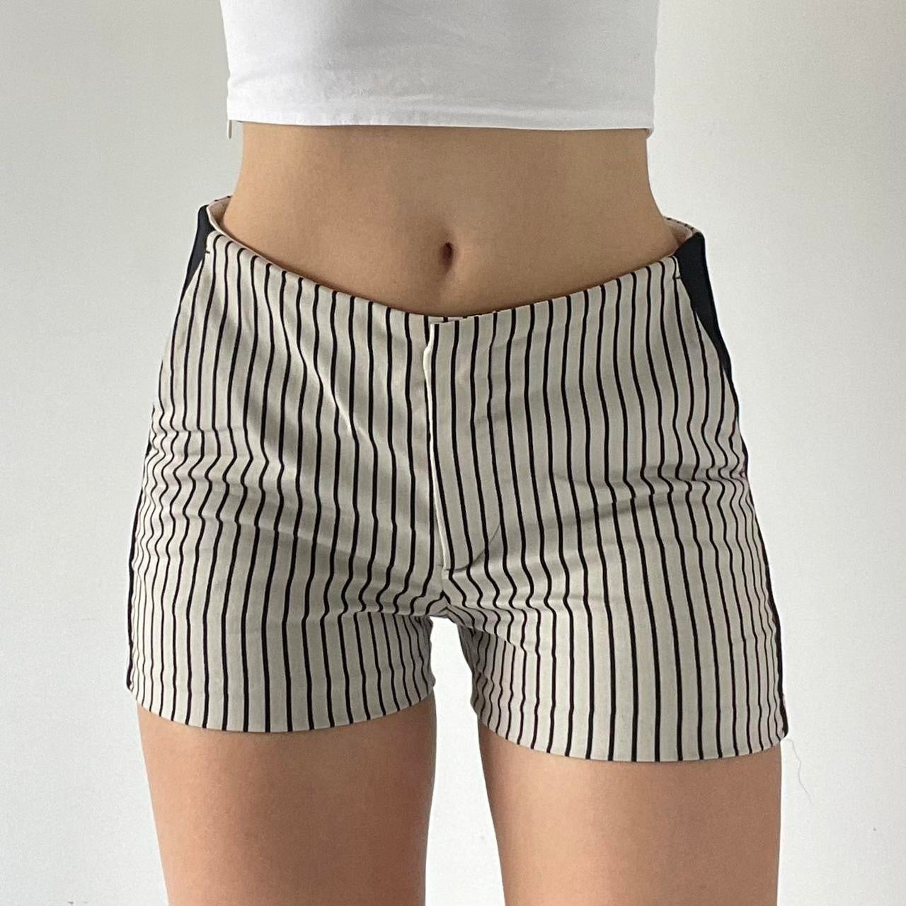 Pinstripe Mini Shorts | S