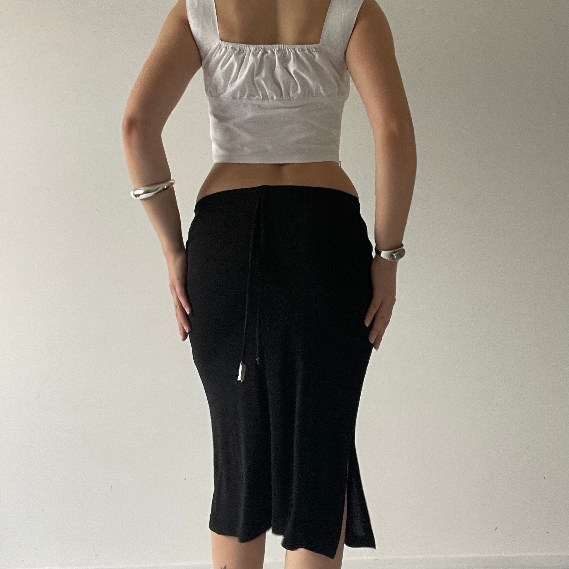 Cue Slinky Midi Skirt | XS