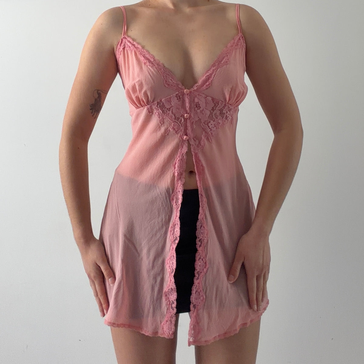 01 Victoria's Secret Silk Top | M