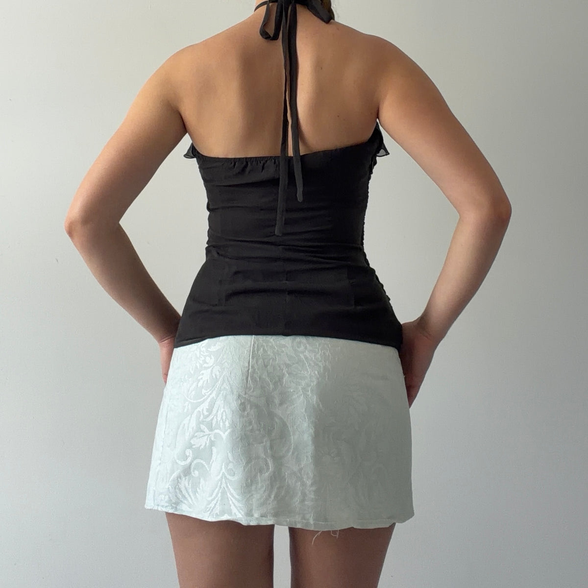 The Limited Ruffle Halter Top | XS