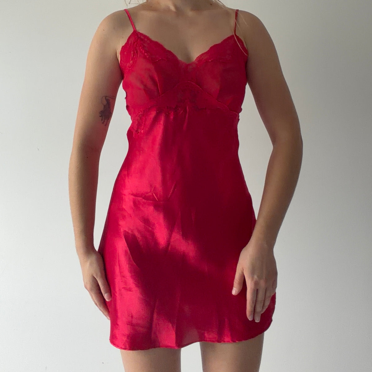Victoria's Secret Gold label Slip | Red | S