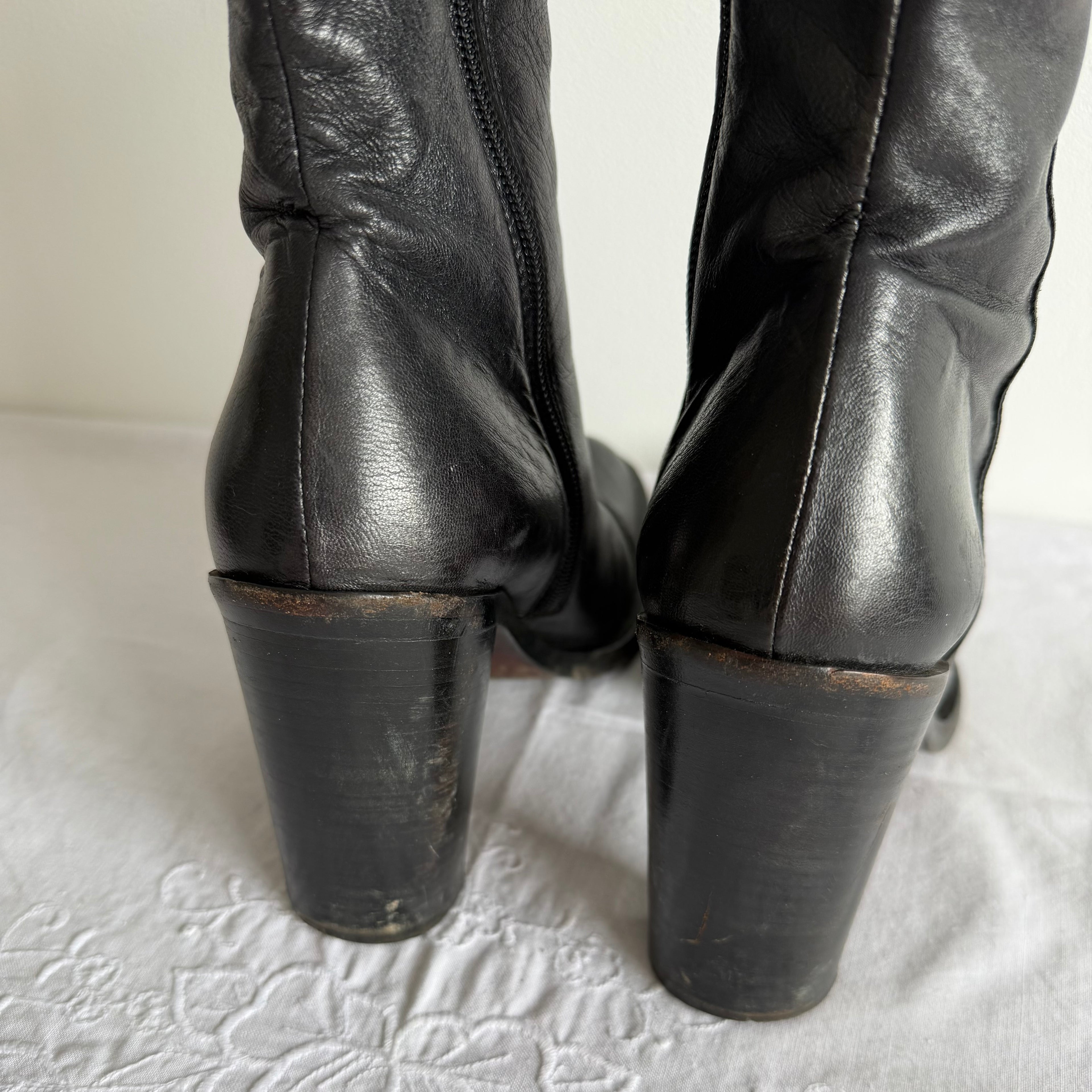 7R Italian Mid Calf Boots | EU 37 / US 6.5 / UK 4
