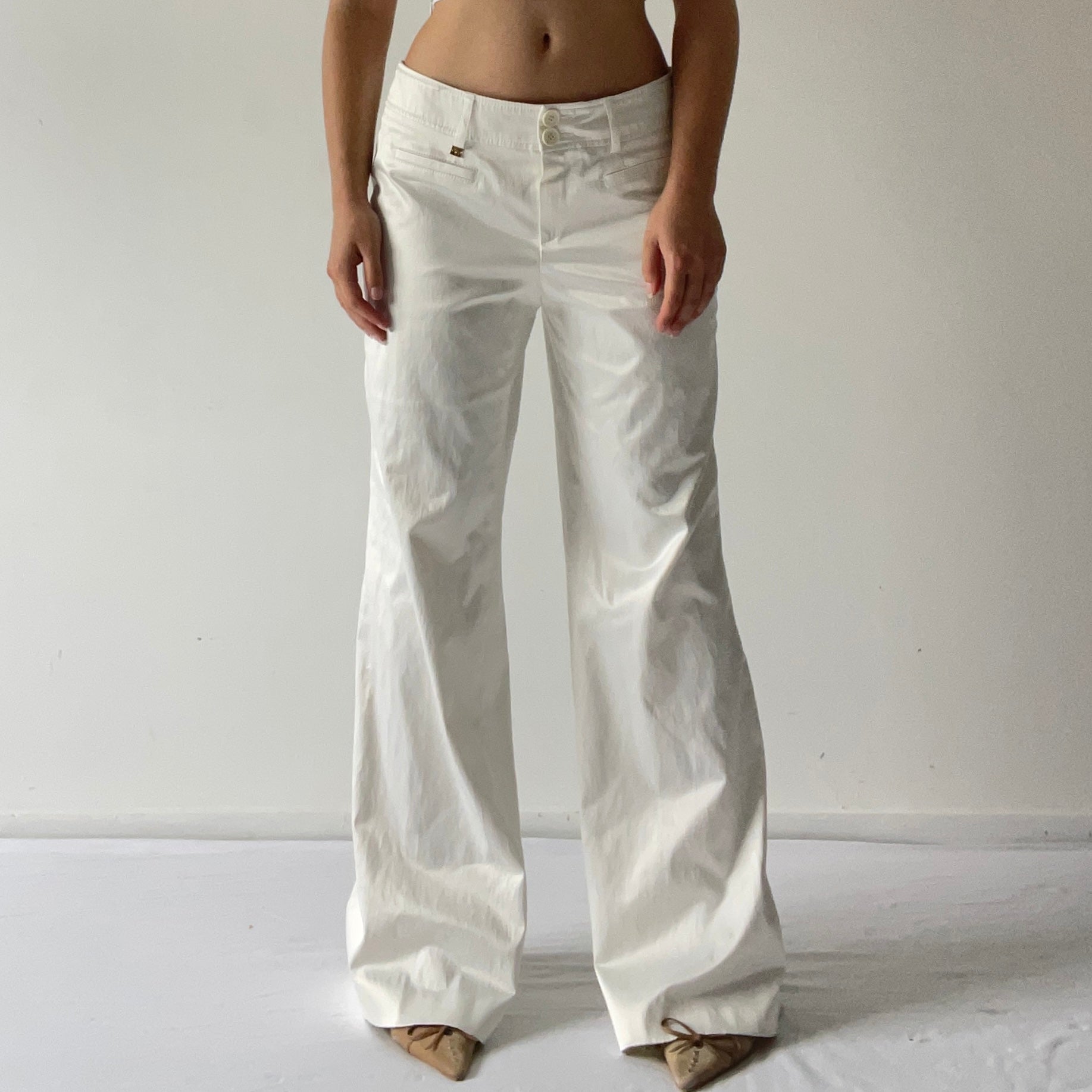 Apart Satin Wide Leg Pants | 12-14