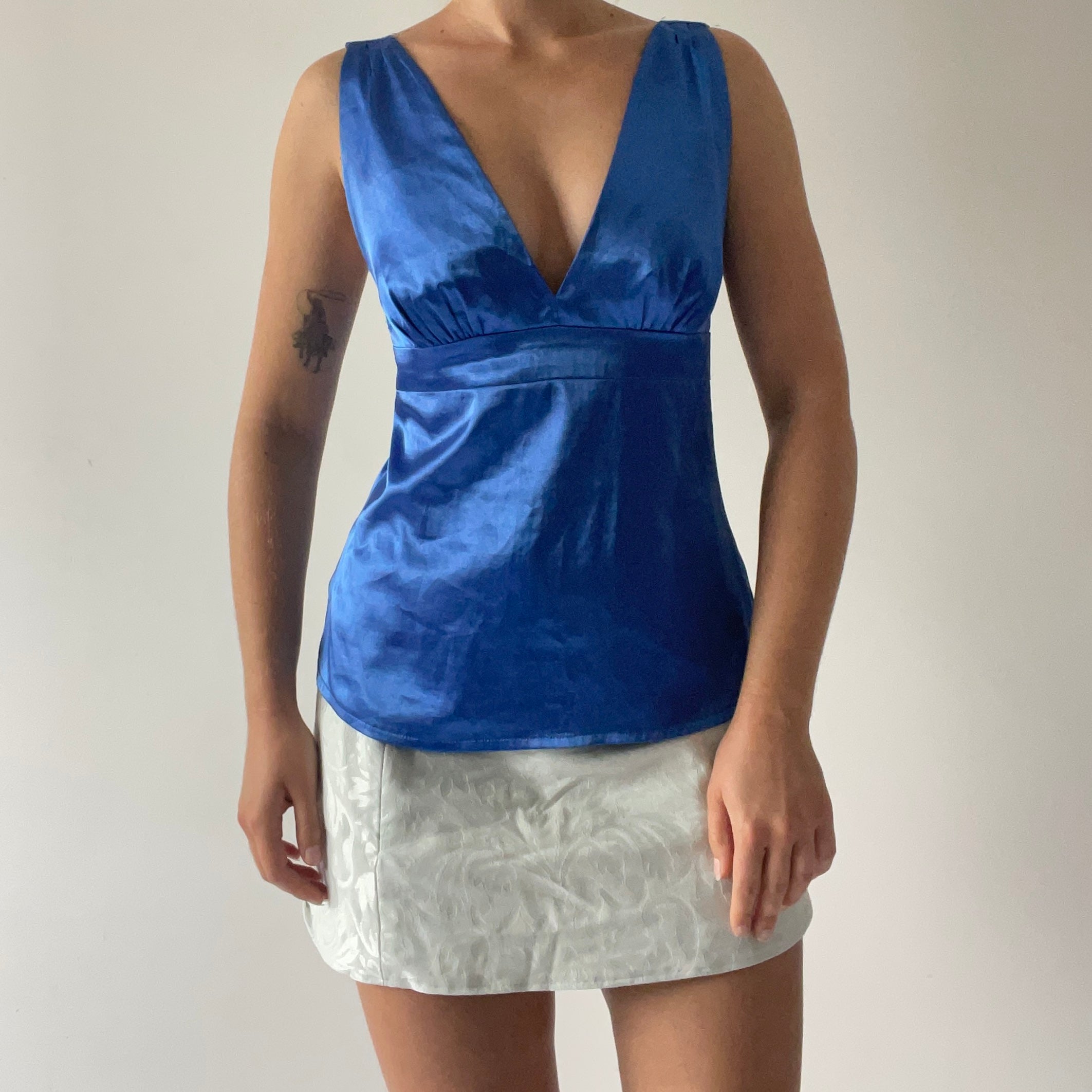 Le Chateau Satin Top | Made in Canada | 6-8