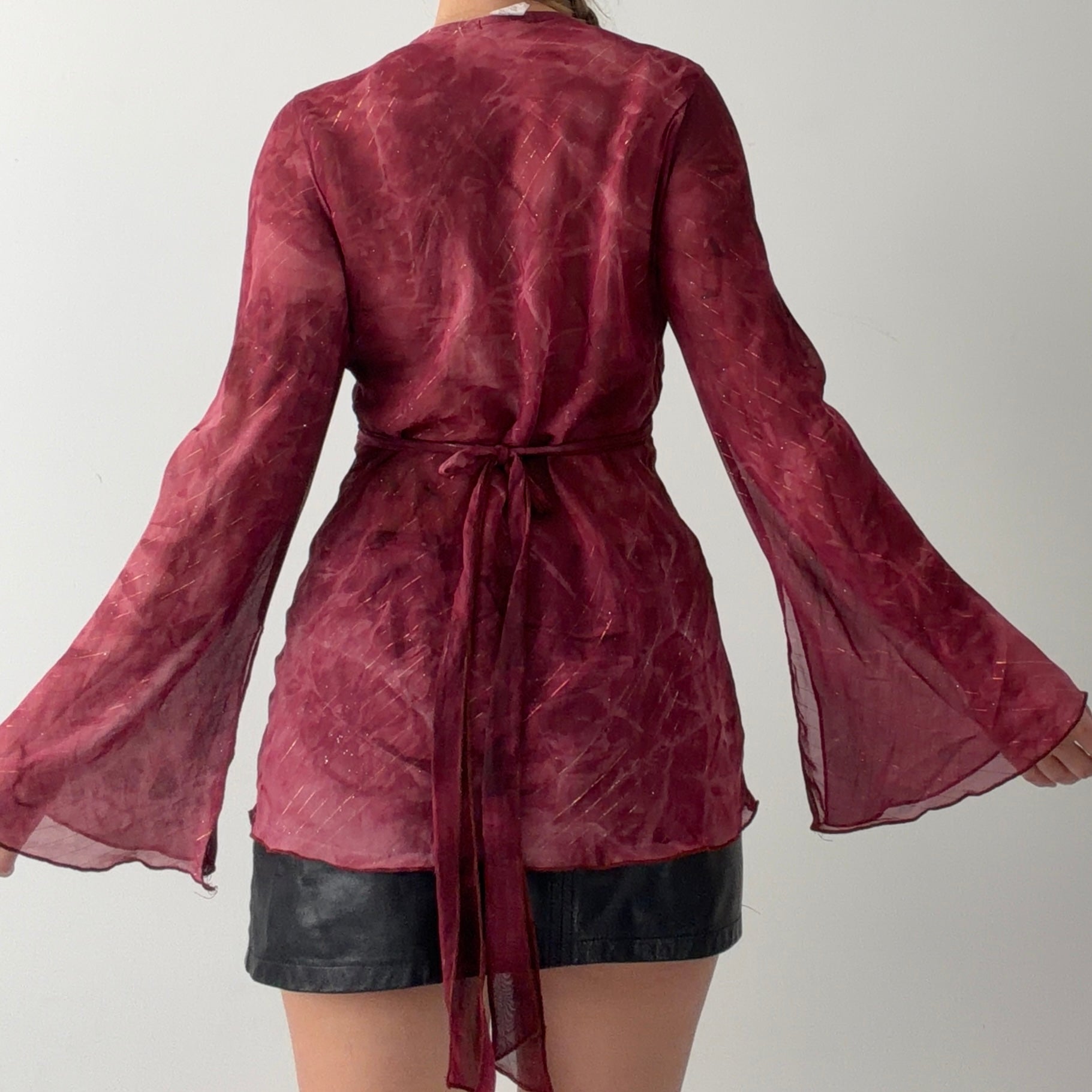Georgiou Studio Bell Sleeve Top | Made in USA | 8-10