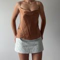 Silk Cowl Cami | M