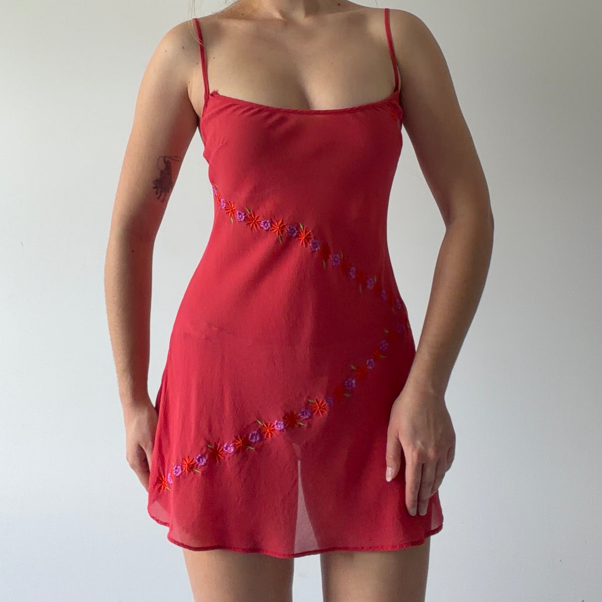 Victoria's Secret Silk Mini Slip | S