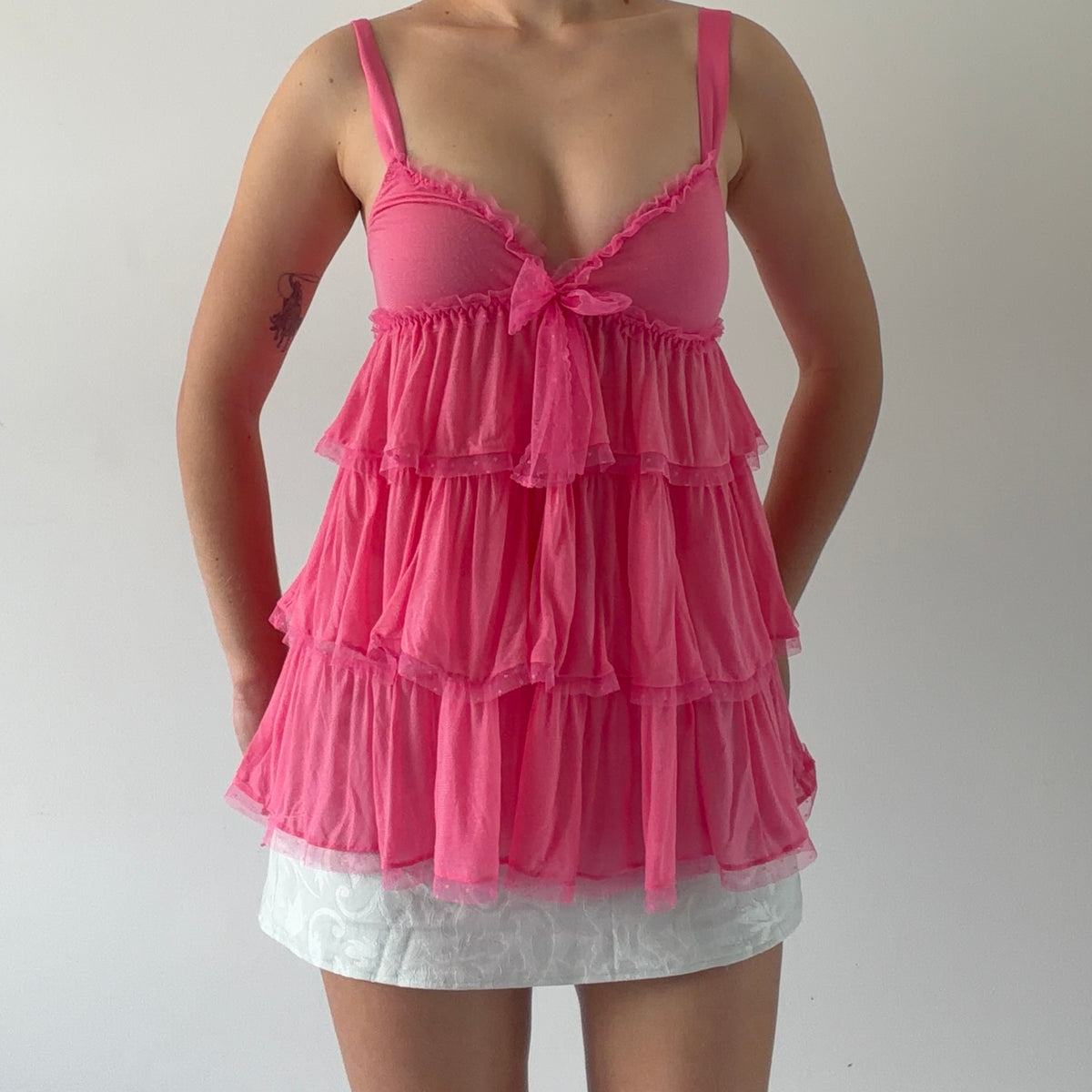 Victoria's Secret Ruffle Babydoll Cami | S