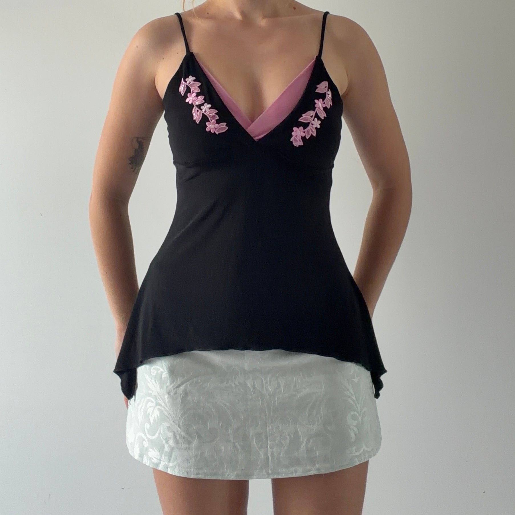 C'eline Asymmetric Cami Top | XS