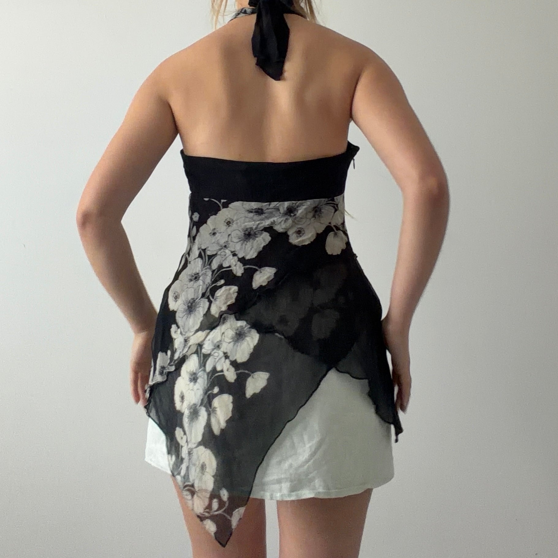 Rare BCBG Silk Halter Top | S